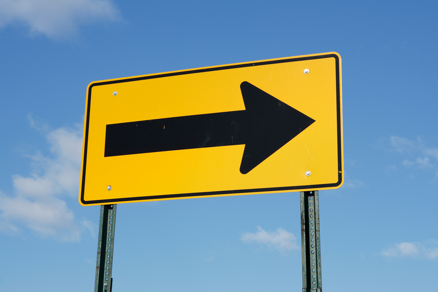 Directional Arrow Street Sign
